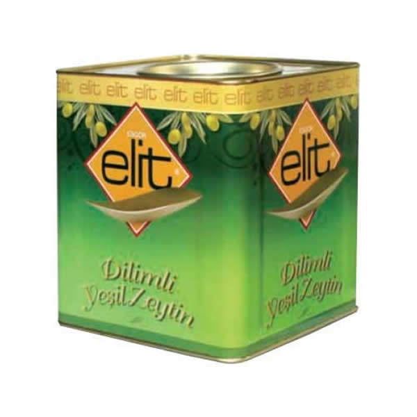 ELİT DİLİMLİ YEŞİL  ZEYTİN 8 KG